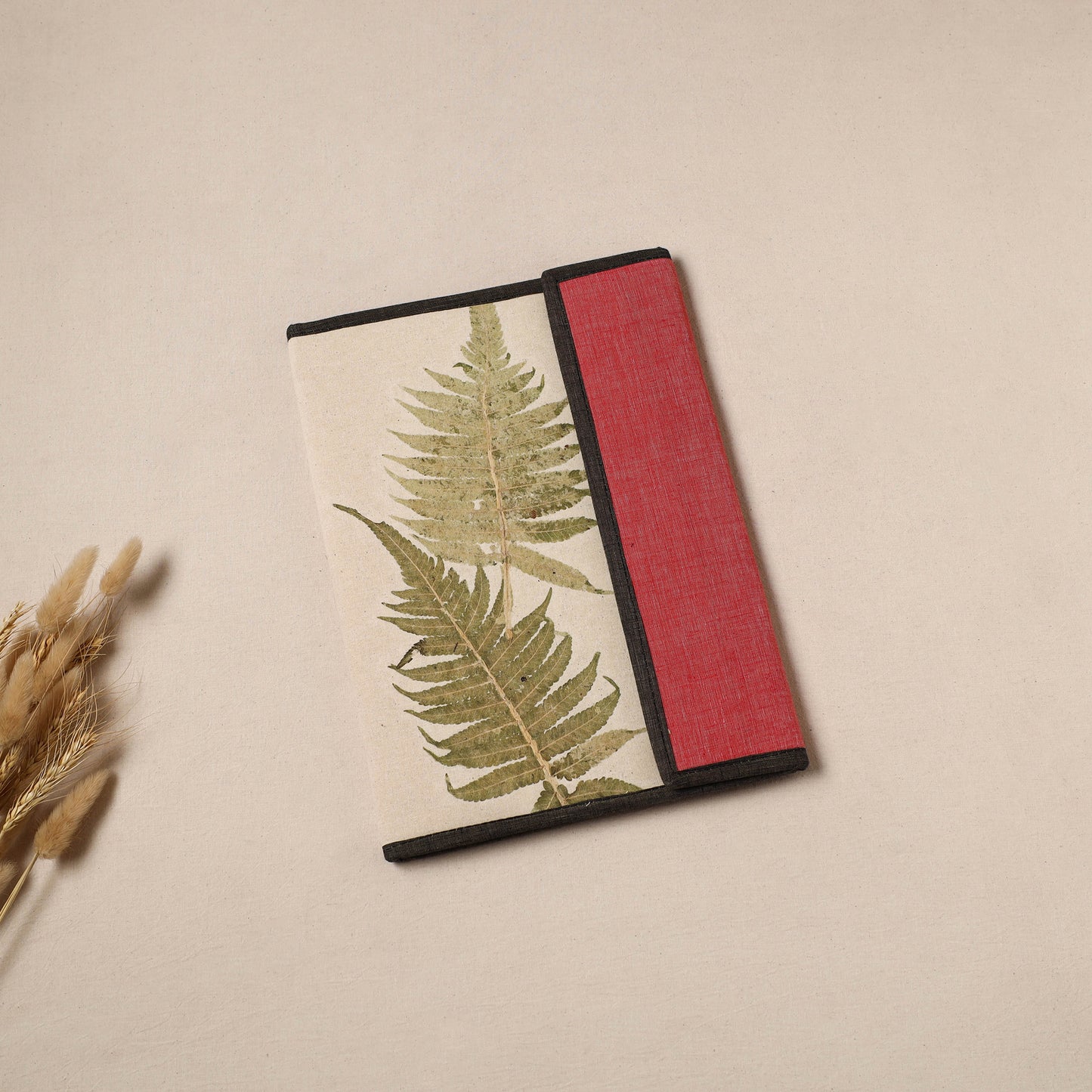 Natural Leaf Art Work Fabric File Folder 04