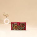Srikalahasti Handpainted Kalamkari Clutch by Dwarka Plus 76