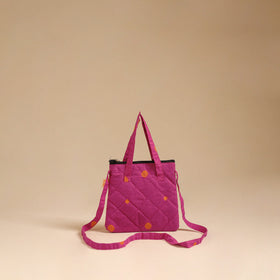 Handcrafted Quilted Sling Bag 29