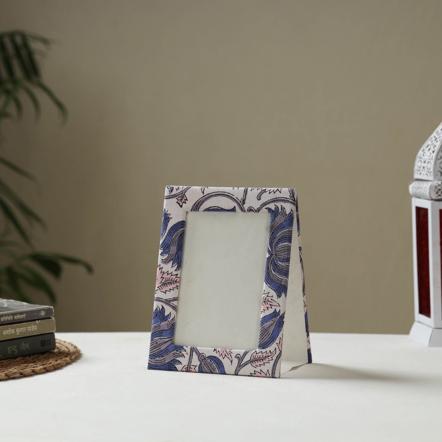 Multicolor - fabric embellished handmade photo frame (8 x 6