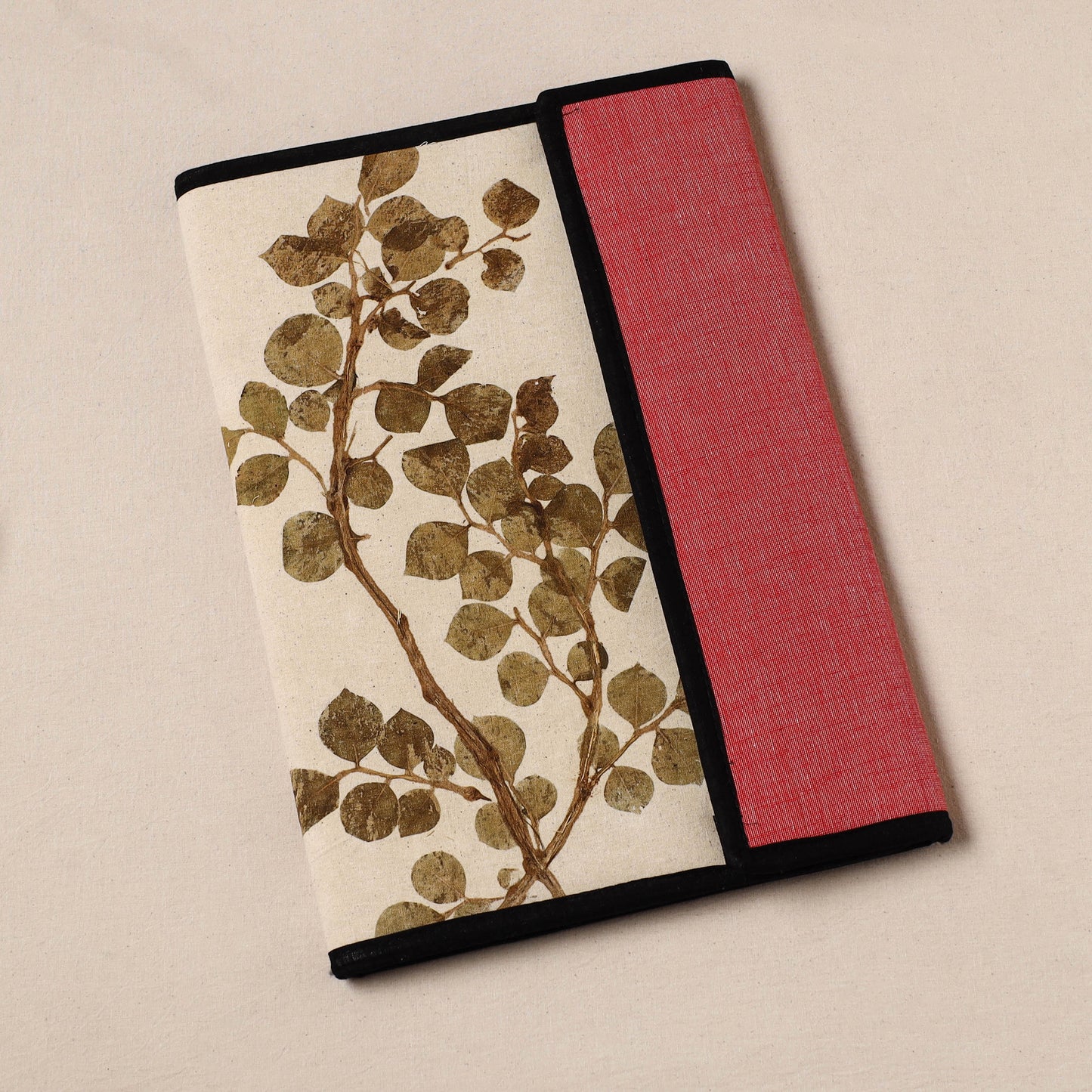 Natural Leaf Art Work Fabric File Folder 07