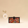 Srikalahasti Handpainted Kalamkari Clutch by Dwarka Plus 79