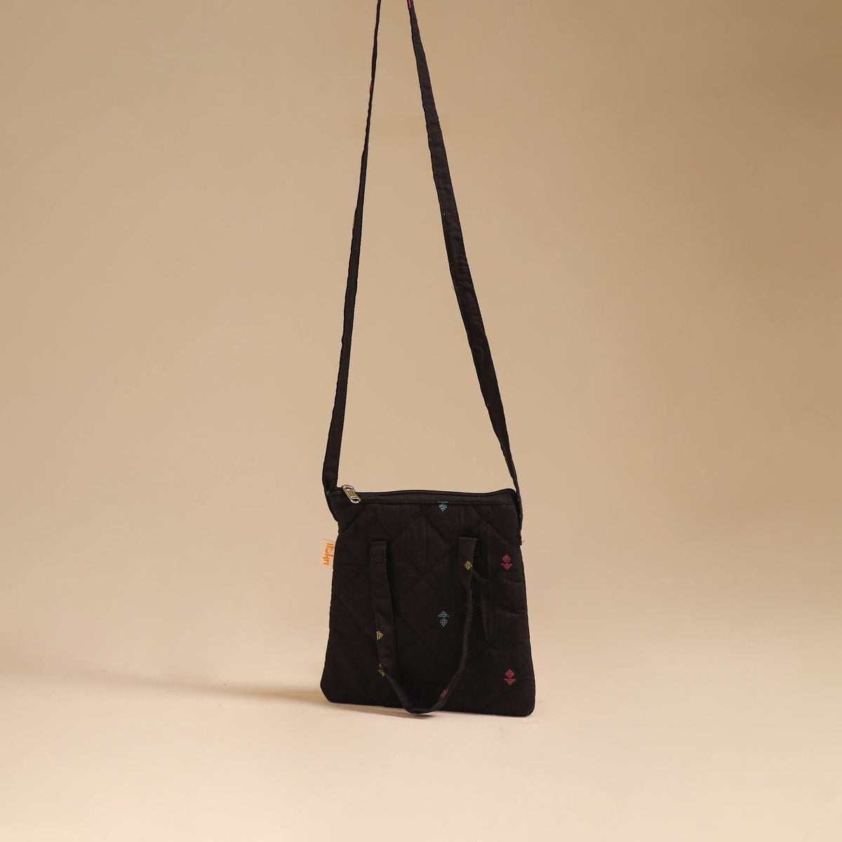 Handcrafted Quilted Sling Bag 33