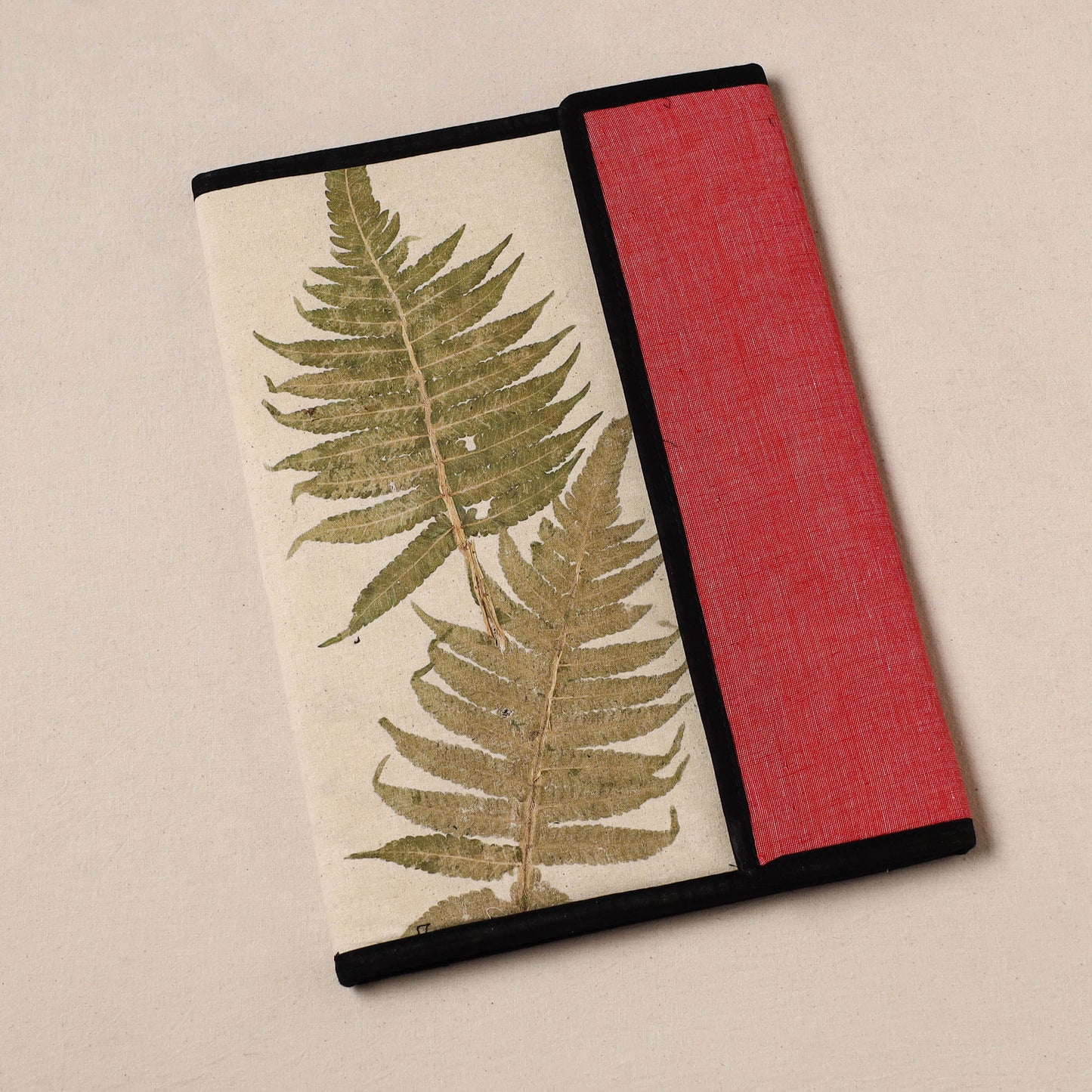 Natural Leaf Art Work Fabric File Folder 12