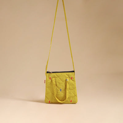 Handcrafted Quilted Sling Bag 36