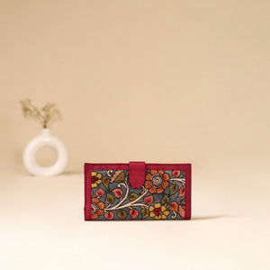 Srikalahasti Handpainted Kalamkari Clutch by Dwarka Plus 85