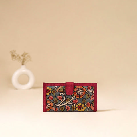 Srikalahasti Handpainted Kalamkari Clutch by Dwarka Plus 85