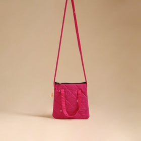 Handcrafted Quilted Sling Bag 38