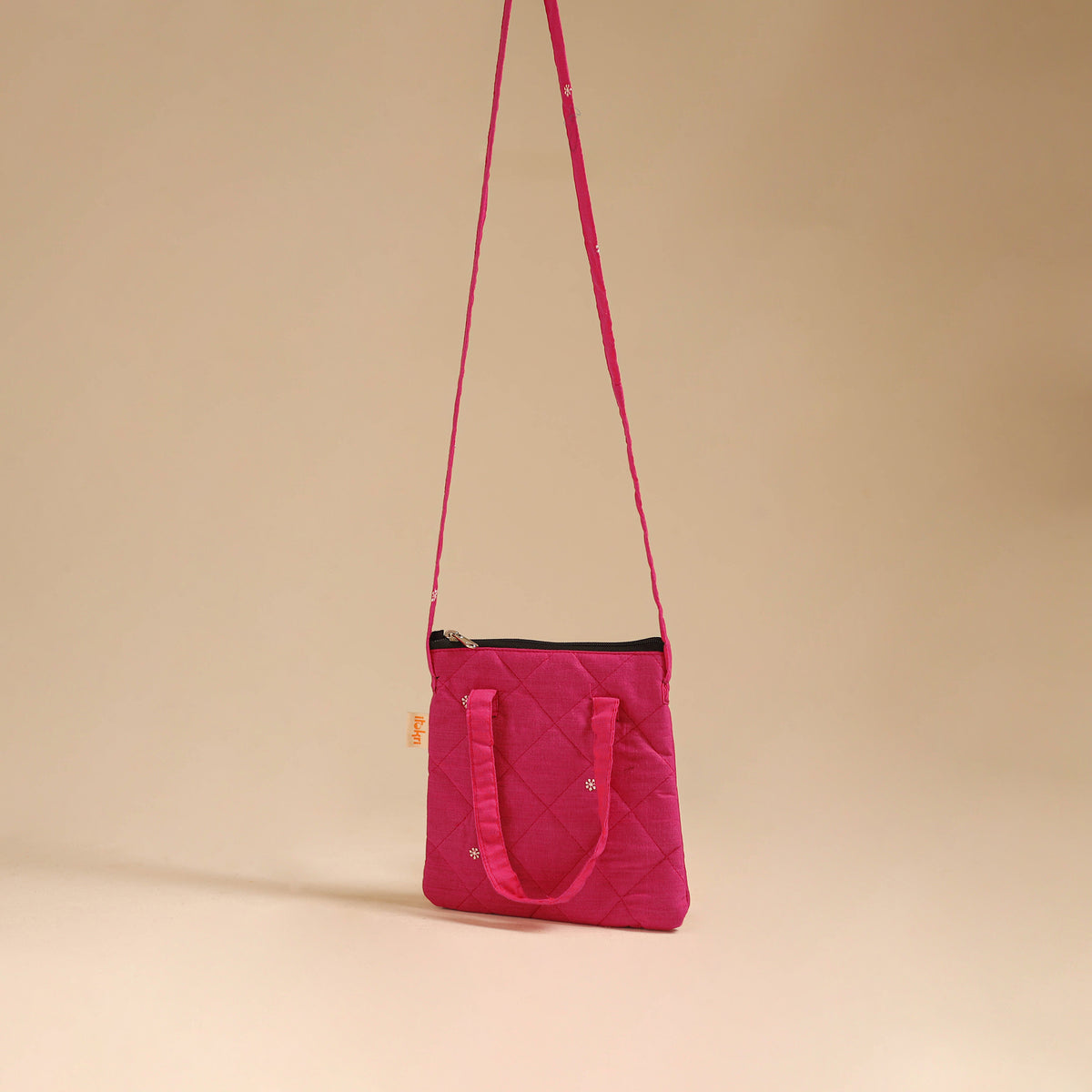 Handcrafted Quilted Sling Bag 38