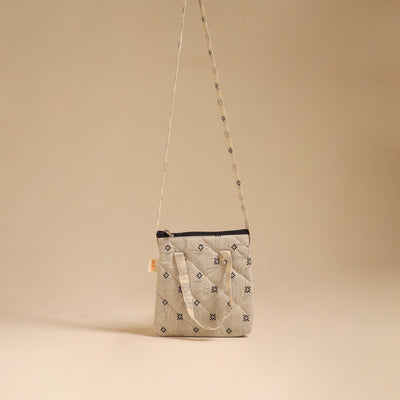 Handcrafted Quilted Sling Bag 39