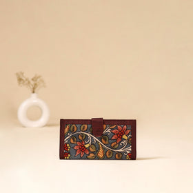 Srikalahasti Handpainted Kalamkari Clutch by Dwarka Plus 86