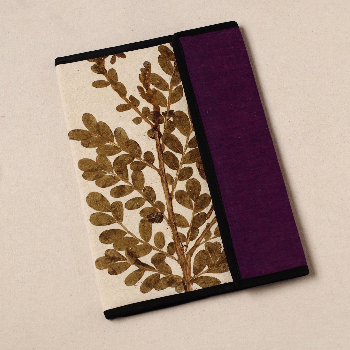 Natural Leaf Art Work Fabric File Folder 19