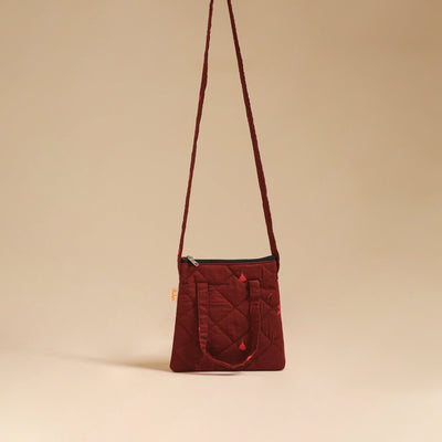 Handcrafted Quilted Sling Bag 40