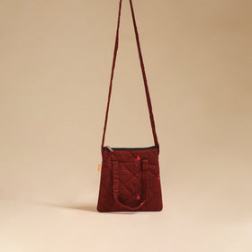 Handcrafted Quilted Sling Bag 40