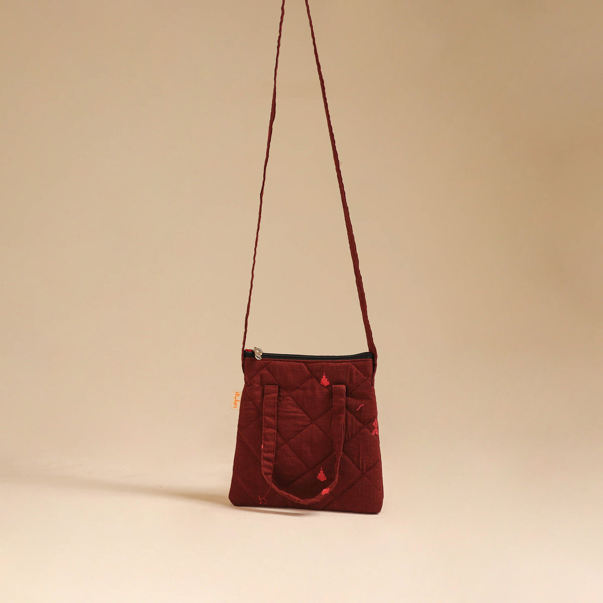 Handcrafted Quilted Sling Bag 40
