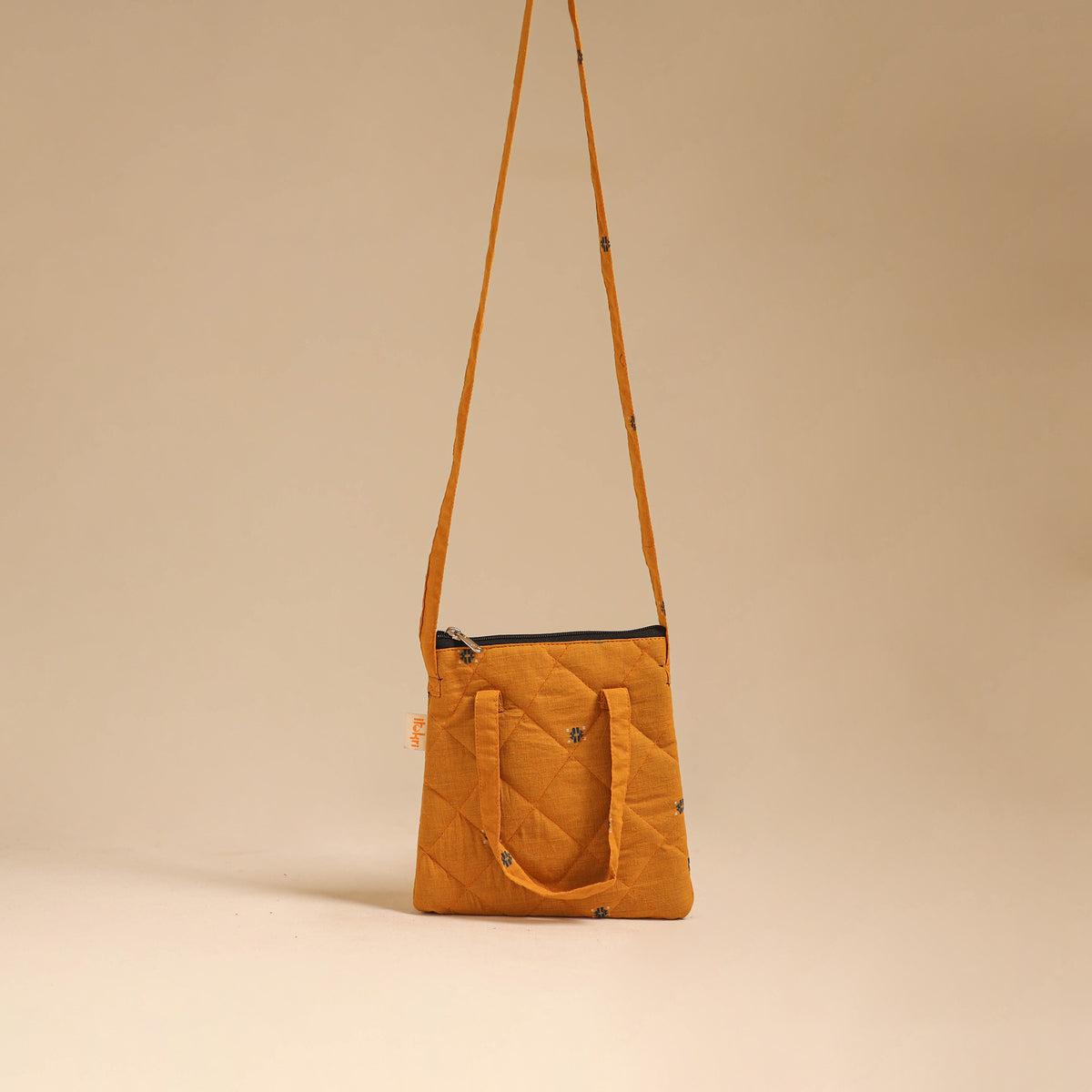Handcrafted Quilted Sling Bag 41