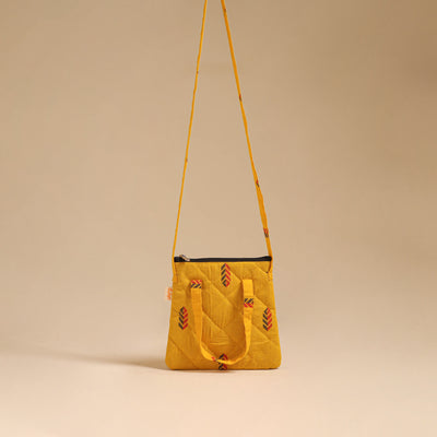 Handcrafted Quilted Sling Bag 42
