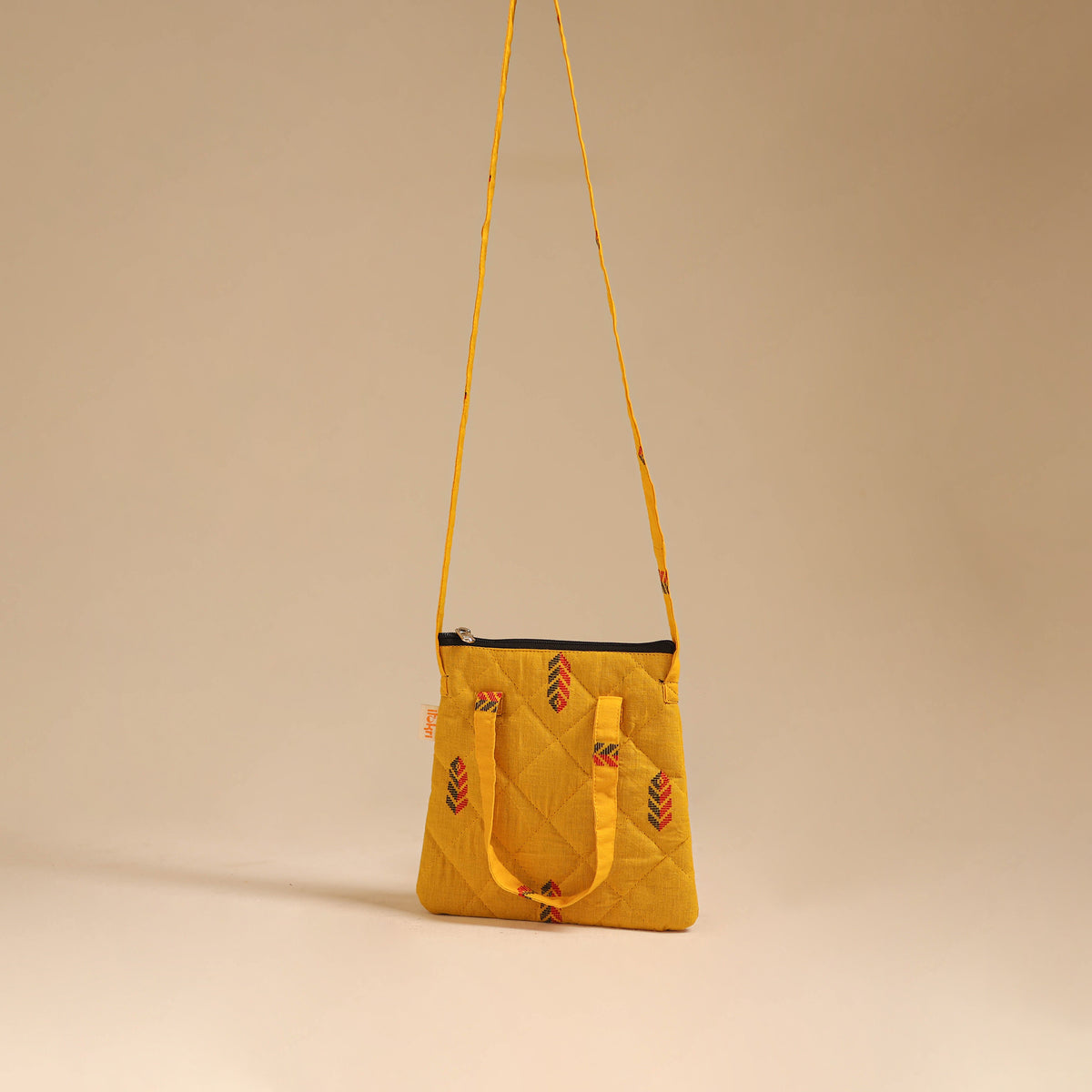Handcrafted Quilted Sling Bag 42