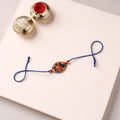 Pattachitra Handpainted Wooden Rakhi 15