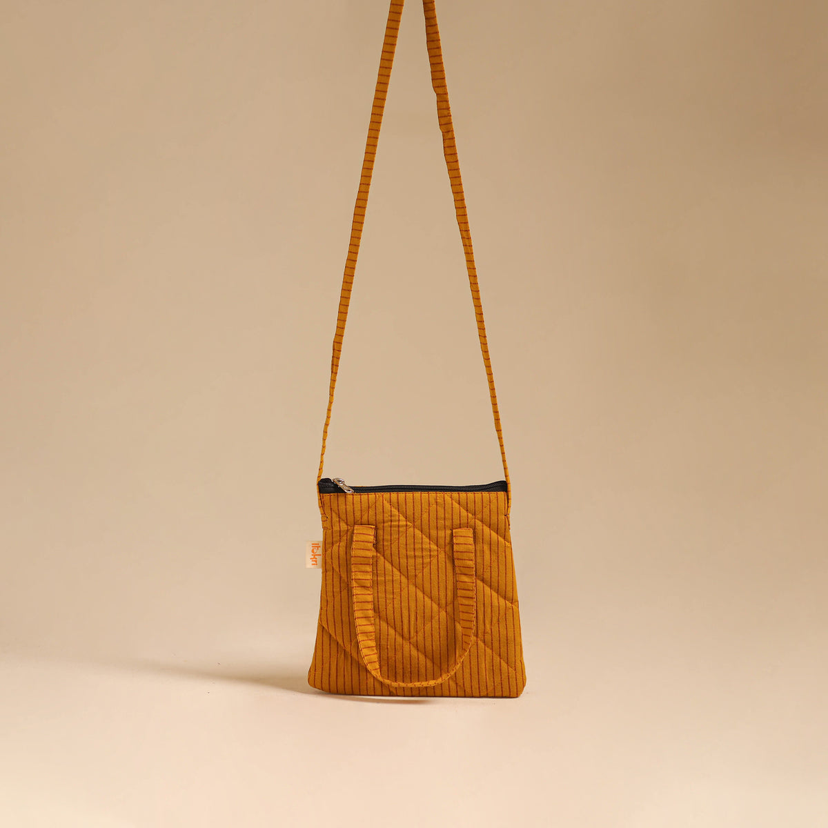 Handcrafted Quilted Sling Bag 43
