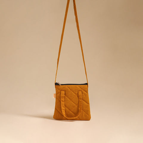 Handcrafted Quilted Sling Bag 43
