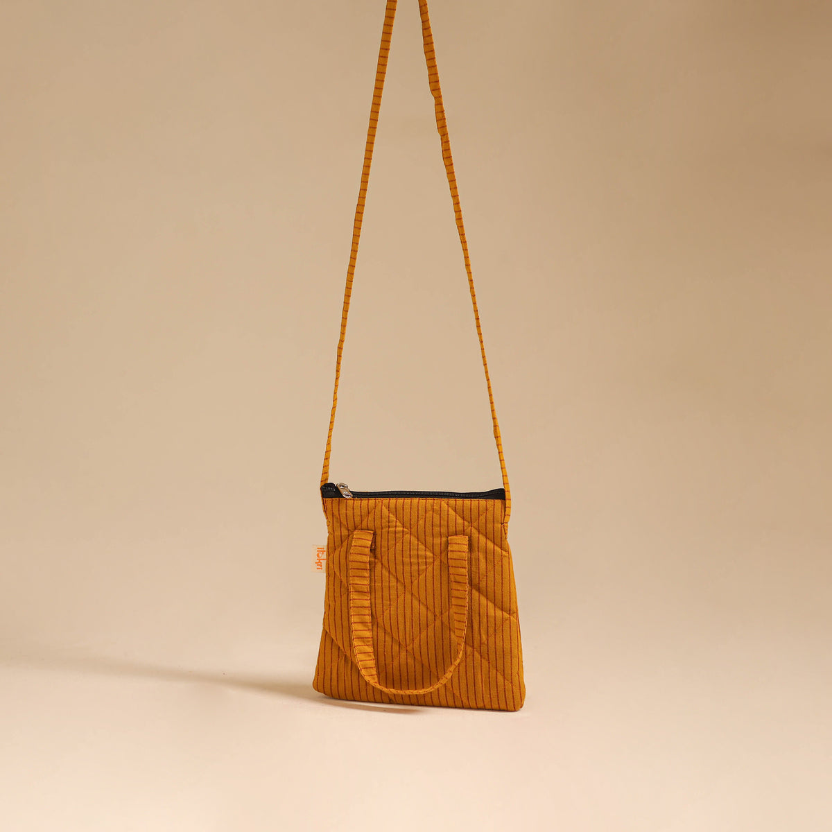 Handcrafted Quilted Sling Bag 43