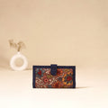 Srikalahasti Handpainted Kalamkari Clutch by Dwarka Plus 90
