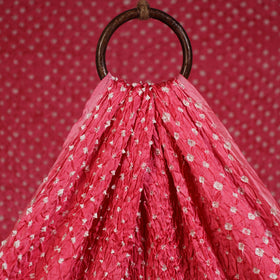 Kutch Tie-Dye Modal Silk Bandhani Fabric 09