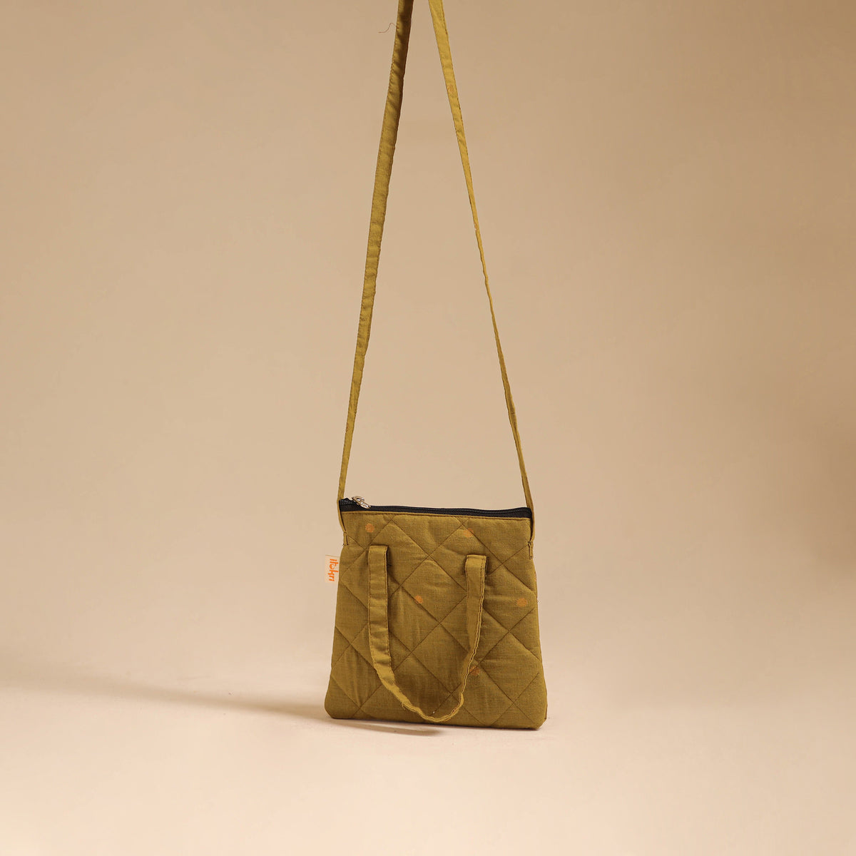 Handcrafted Quilted Sling Bag 44