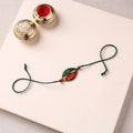 Pattachitra Handpainted Wooden Rakhi 19