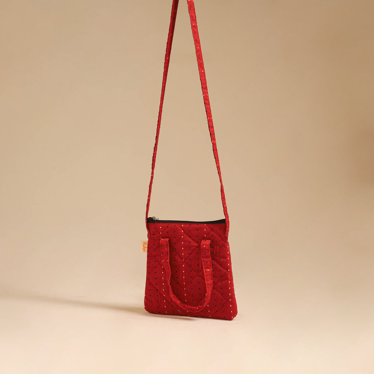 Handcrafted Quilted Sling Bag 45