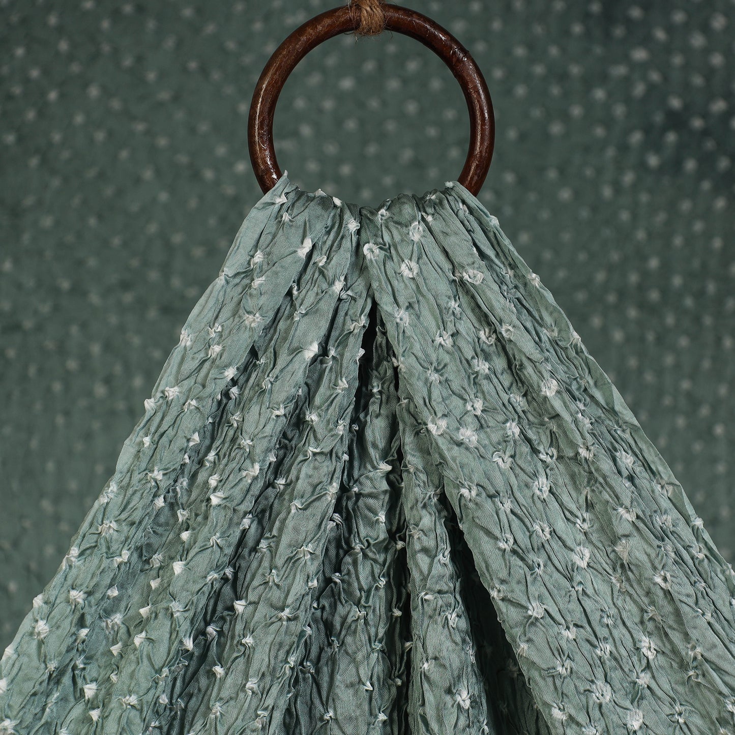 Kutch Tie-Dye Modal Silk Bandhani Fabric 11