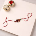 Pattachitra Handpainted Wooden Rakhi 20