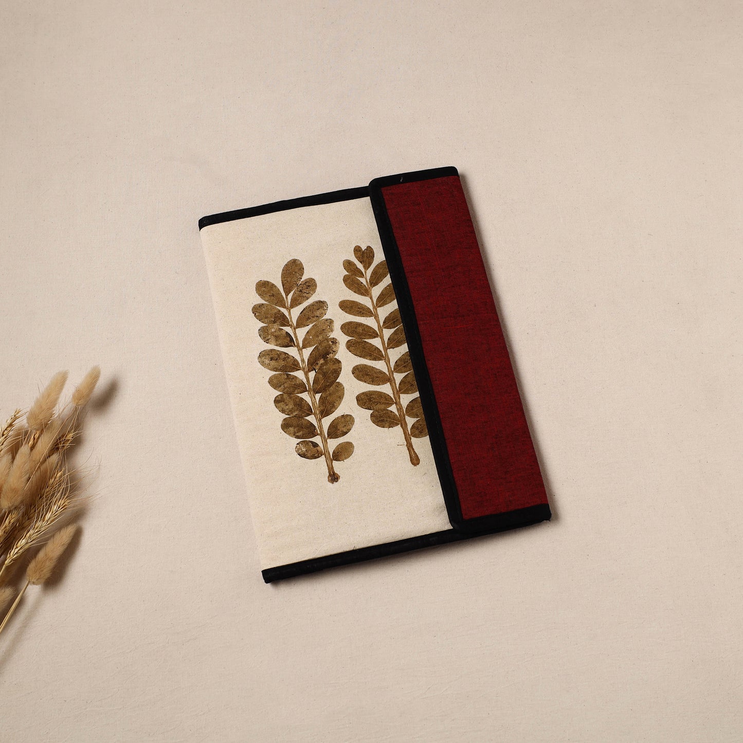 Natural Leaf Art Work Fabric File Folder 31