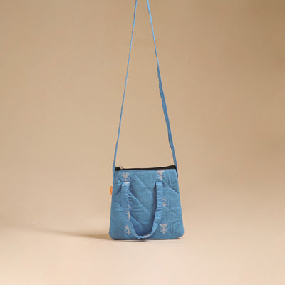 Handcrafted Quilted Sling Bag 47