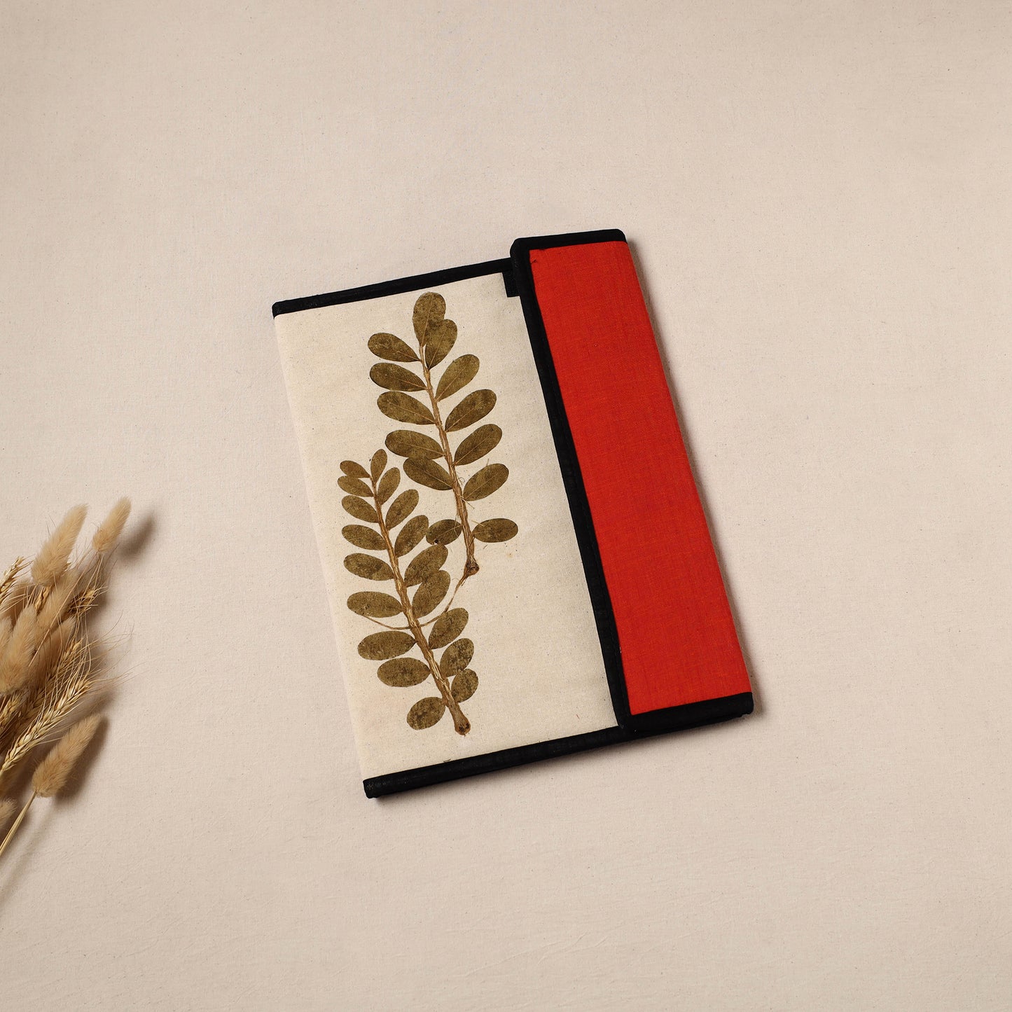 Natural Leaf Art Work Fabric File Folder 32