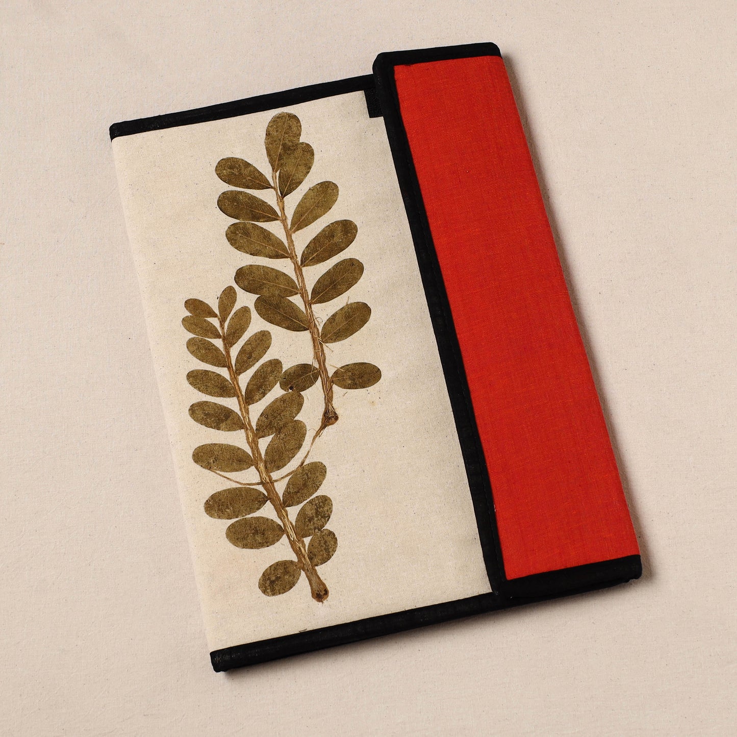 Natural Leaf Art Work Fabric File Folder 32
