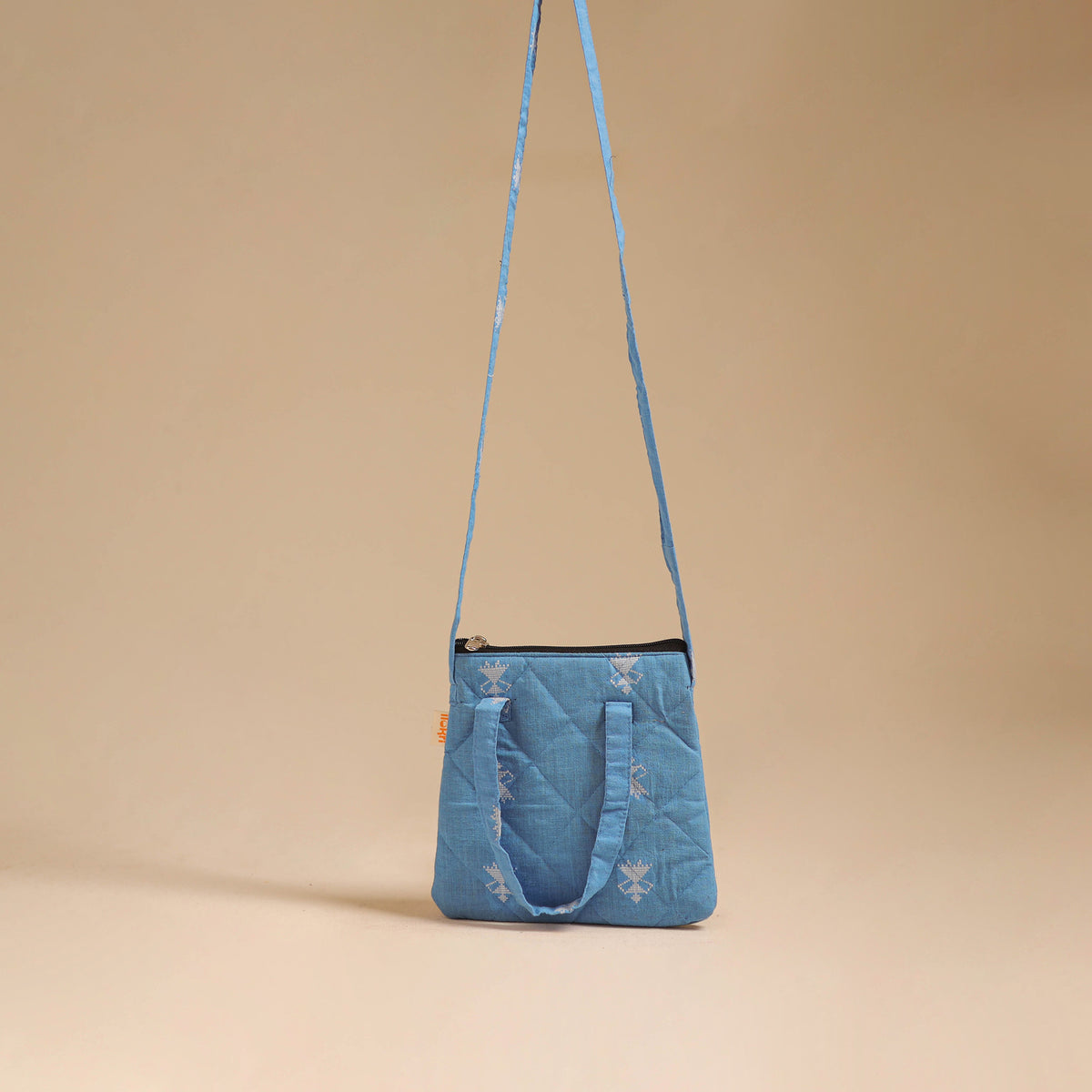 Handcrafted Quilted Sling Bag 47