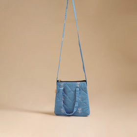 Handcrafted Quilted Sling Bag 47