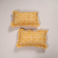 Set of 2 Handcrafted Cotton Frill Pillow Covers 17