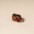 Srikalahasti Handpainted Kalamkari Keychain Pouch by Dwarka Plus 64