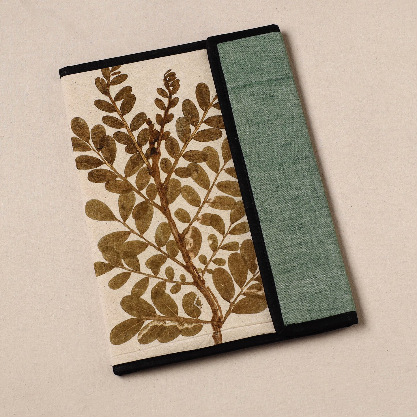 Natural Leaf Art Work Fabric File Folder 35