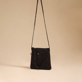 Handcrafted Quilted Sling Bag 49