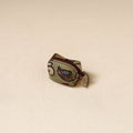 Srikalahasti Handpainted Kalamkari Keychain Pouch by Dwarka Plus 67