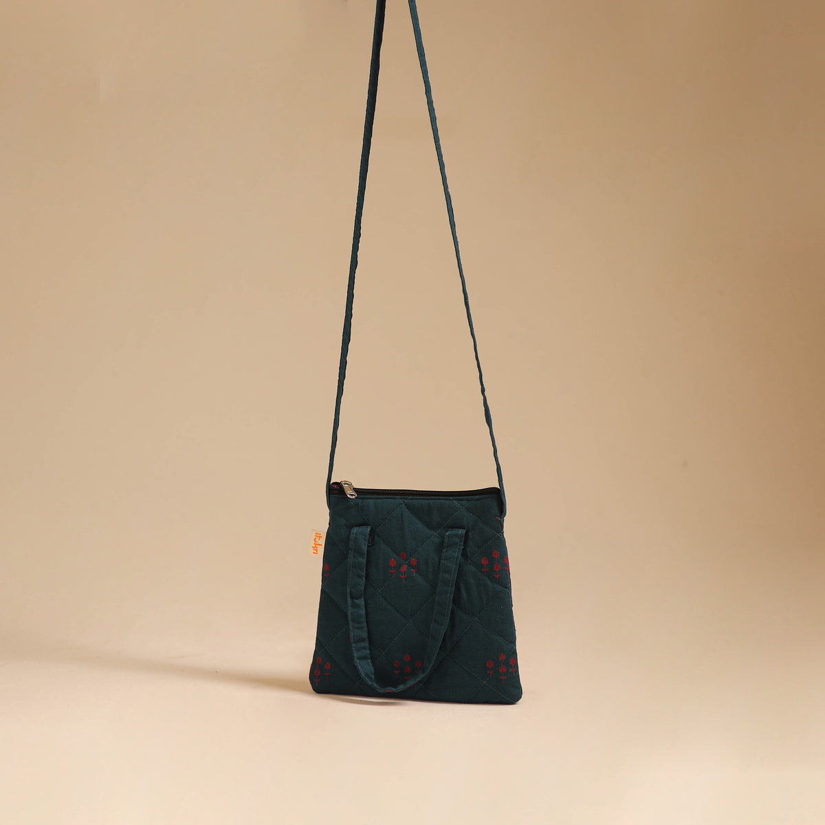 Handcrafted Quilted Sling Bag 50