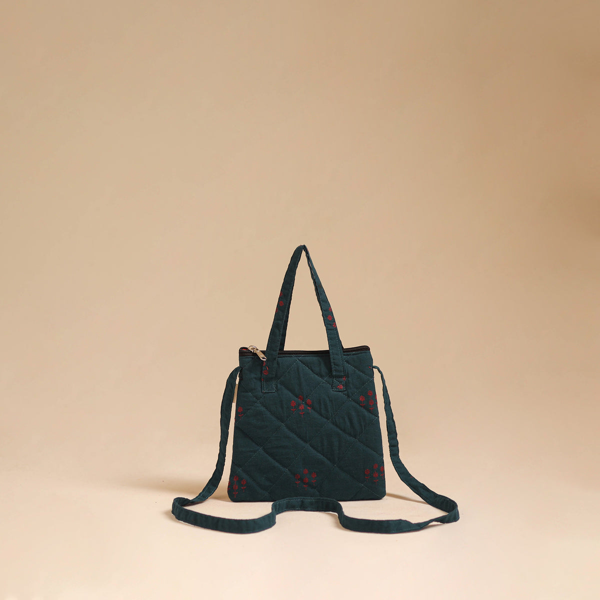 Handcrafted Quilted Sling Bag 50