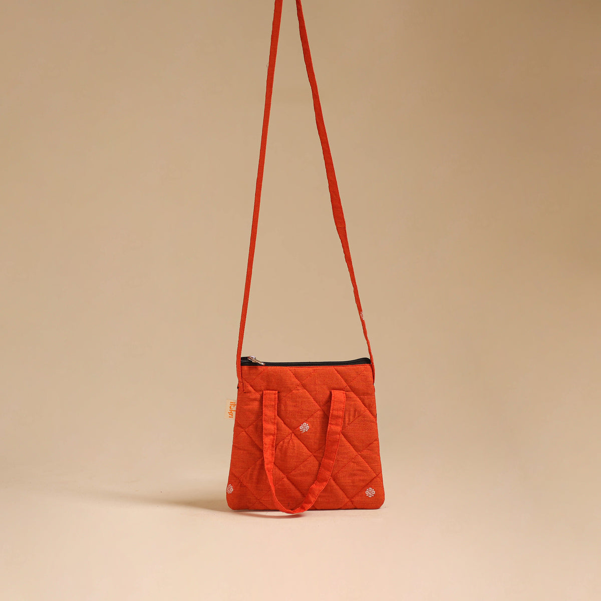 Handcrafted Quilted Sling Bag 51