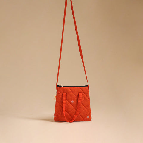 Handcrafted Quilted Sling Bag 51