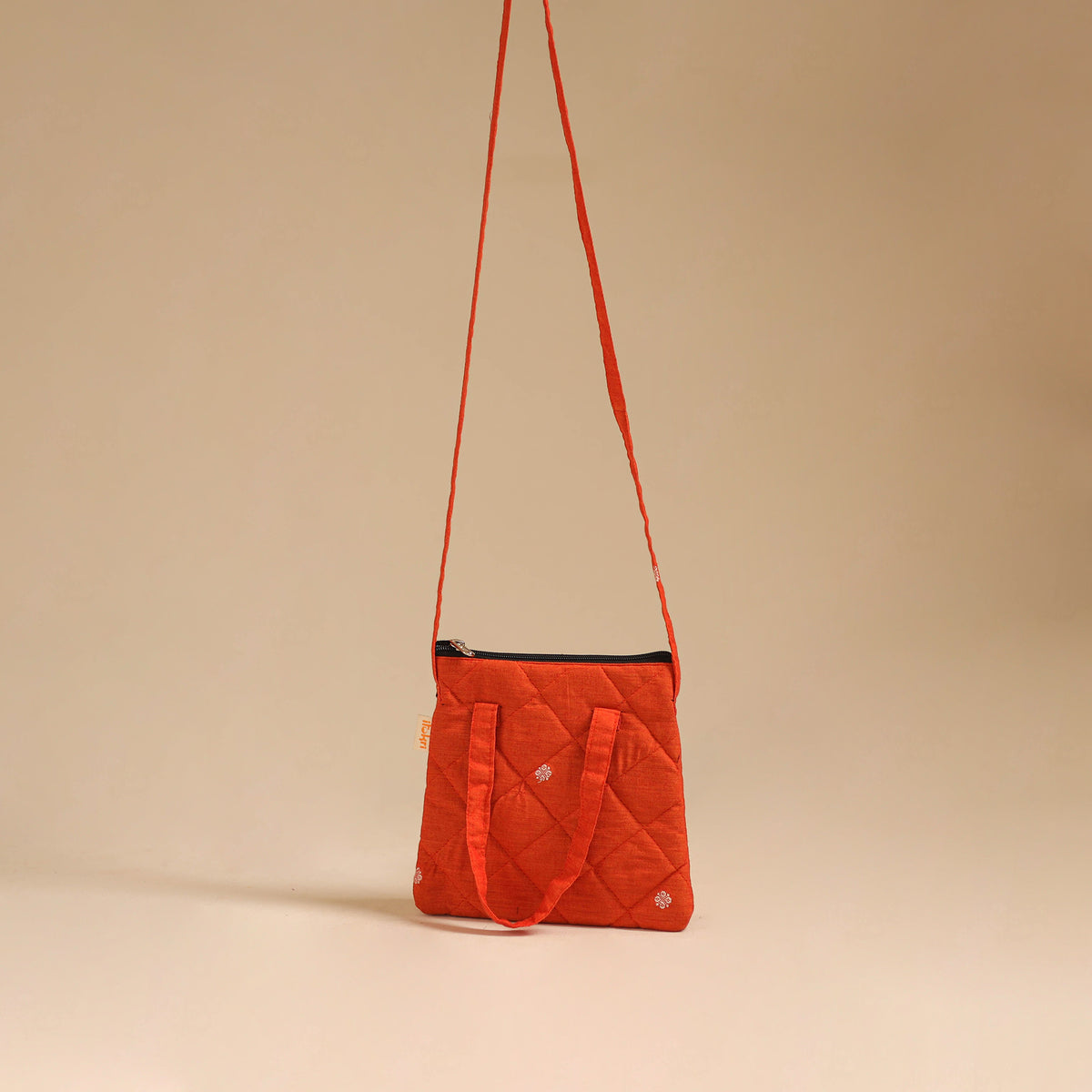 Handcrafted Quilted Sling Bag 51