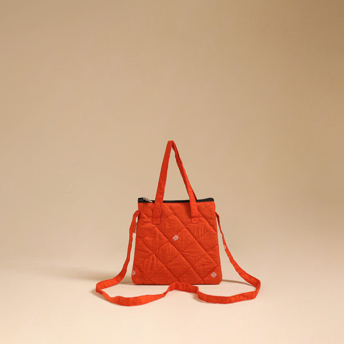 Handcrafted Quilted Sling Bag 51